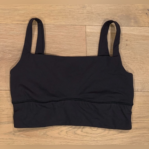 SKIMS Fits Everybody Square Neck Long Line Bra Size Medium Sports Bra Comfort - Picture 4 of 6